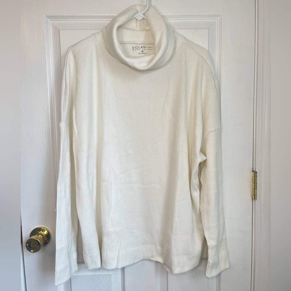 NEW Dolan Ribbed Sweater Ivory - Picture 4 of 4